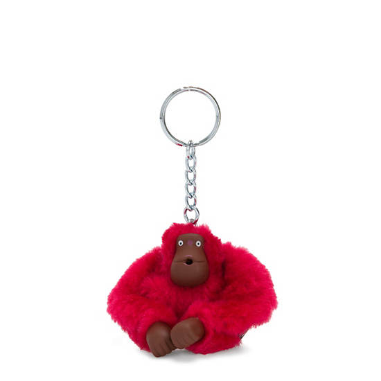 Kipling Sven Small Monkey Keychain Accessoires Rood | BE 2015AH